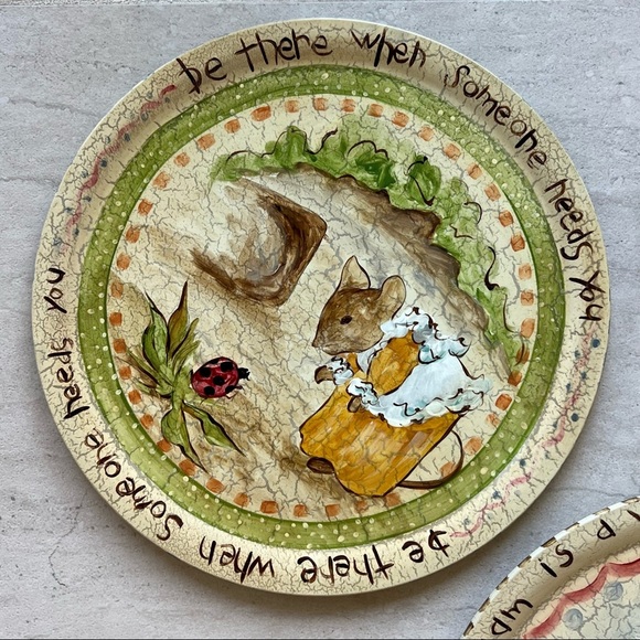 Set of 3 Decorative Plate Wall Decoration - Picture 2 of 9